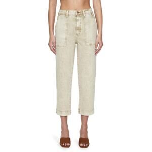 Pistola 'Turner' Tan Ankle Straight Leg Denim Jeans Size 24